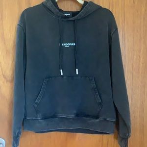 The Kooples black faded sweatshirt.